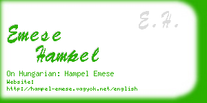 emese hampel business card